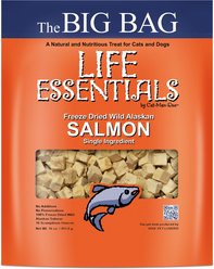 Life Essentials Freeze-Dried Salmon Cat & Dog Treats, 16-oz bag