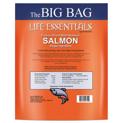 Show full view: Life Essentials Freeze-Dried Salmon Cat & Dog Treats, 16-oz bag slide 3 of 6