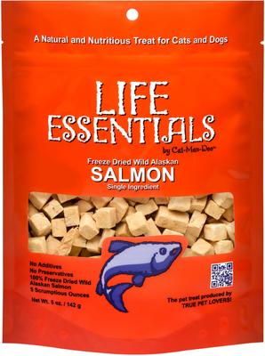 Show full view: Life Essentials Wild Alaskan Salmon Freeze-Dried + Chicken Freeze-Dried Cat & Dog Treats slide 2 of 9
