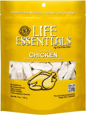 Show full view: Life Essentials Wild Alaskan Salmon Freeze-Dried + Chicken Freeze-Dried Cat & Dog Treats slide 6 of 9