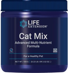 Life Extension Cat Mix Advanced Multi-Nutrient Powder Cat Supplement, 100-g jar