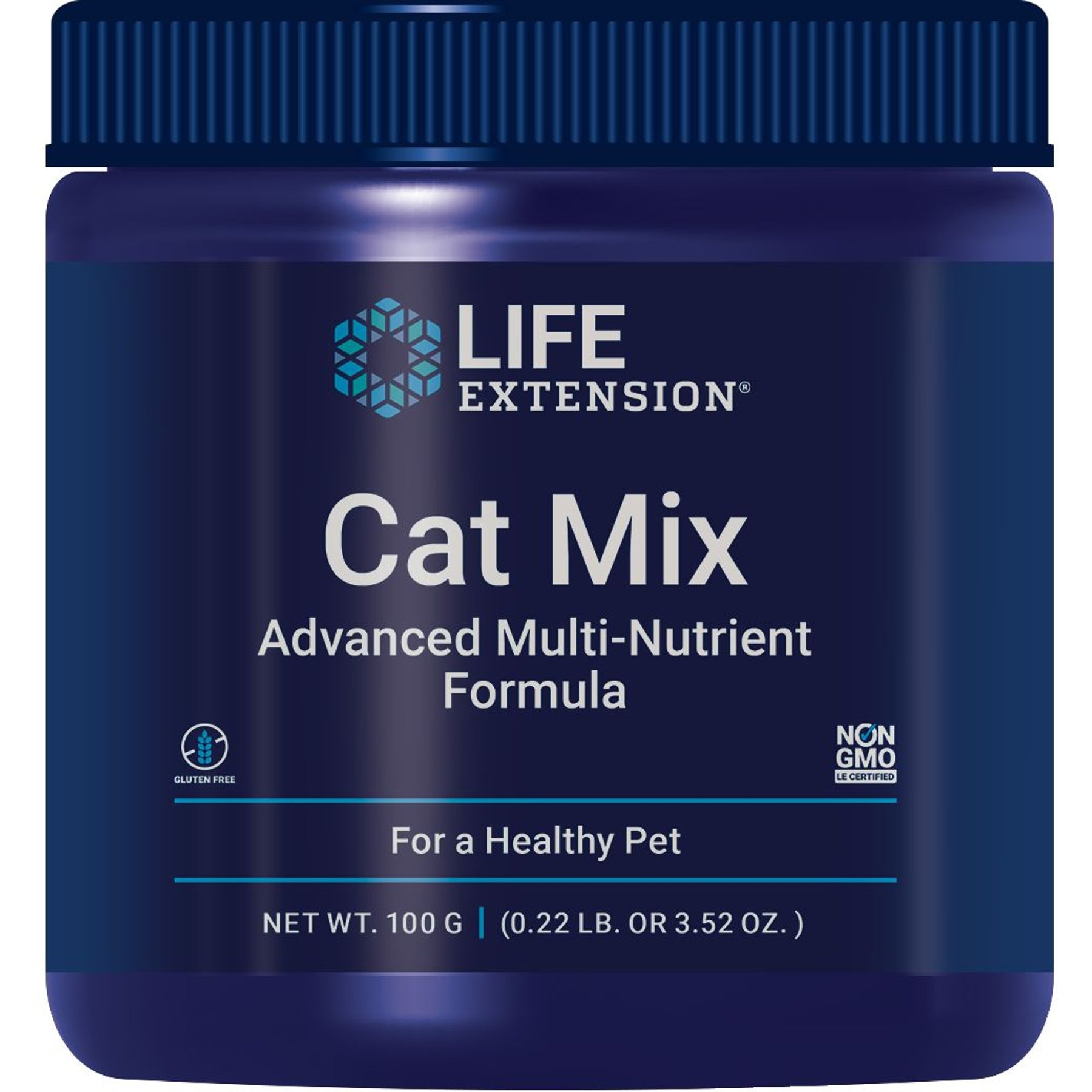 Life Extension Cat Mix Advanced Multi-Nutrient Powder Cat Supplement, 100-g jar