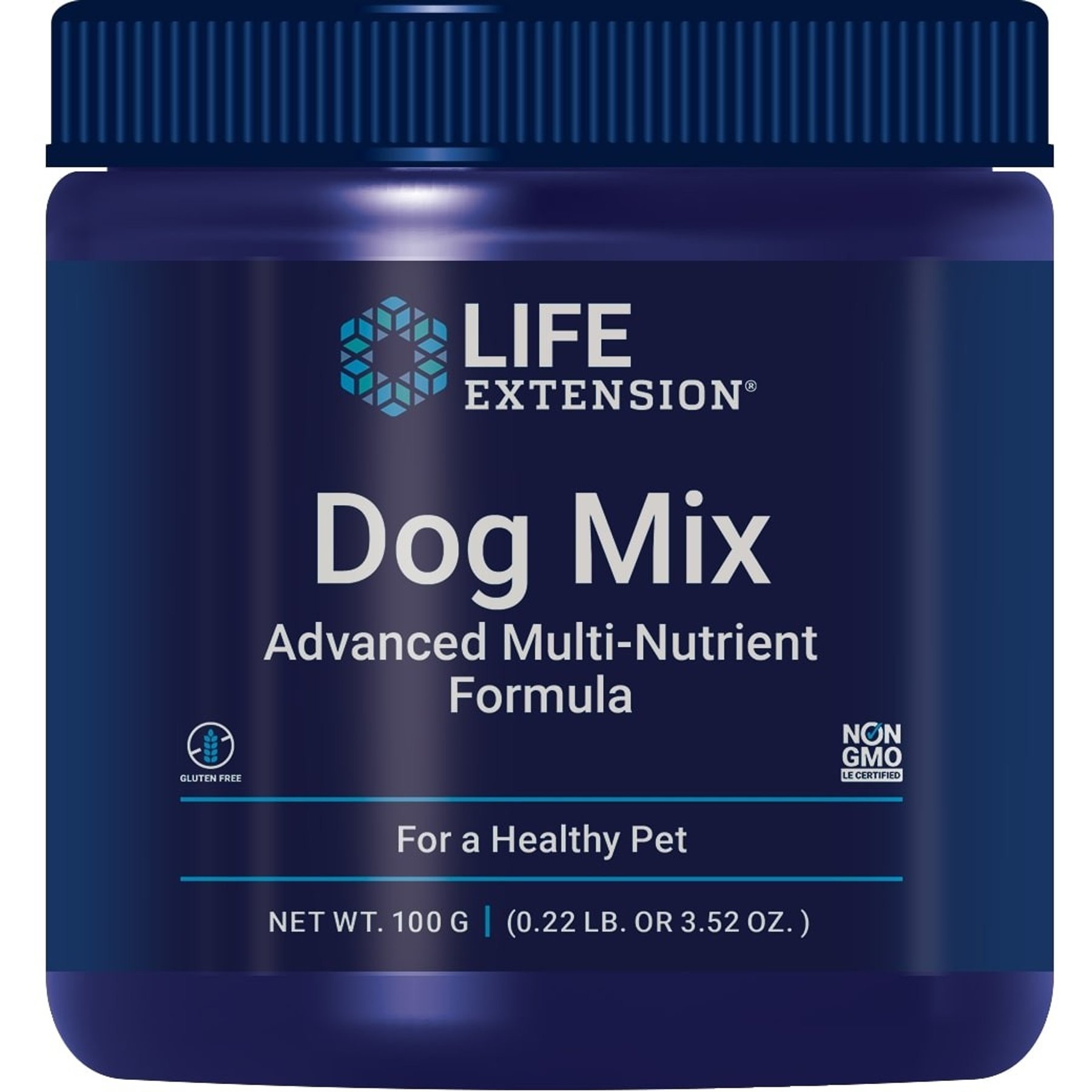 Life Extension Dog Mix Powder Supplement for Dogs, 3.52-oz bottle