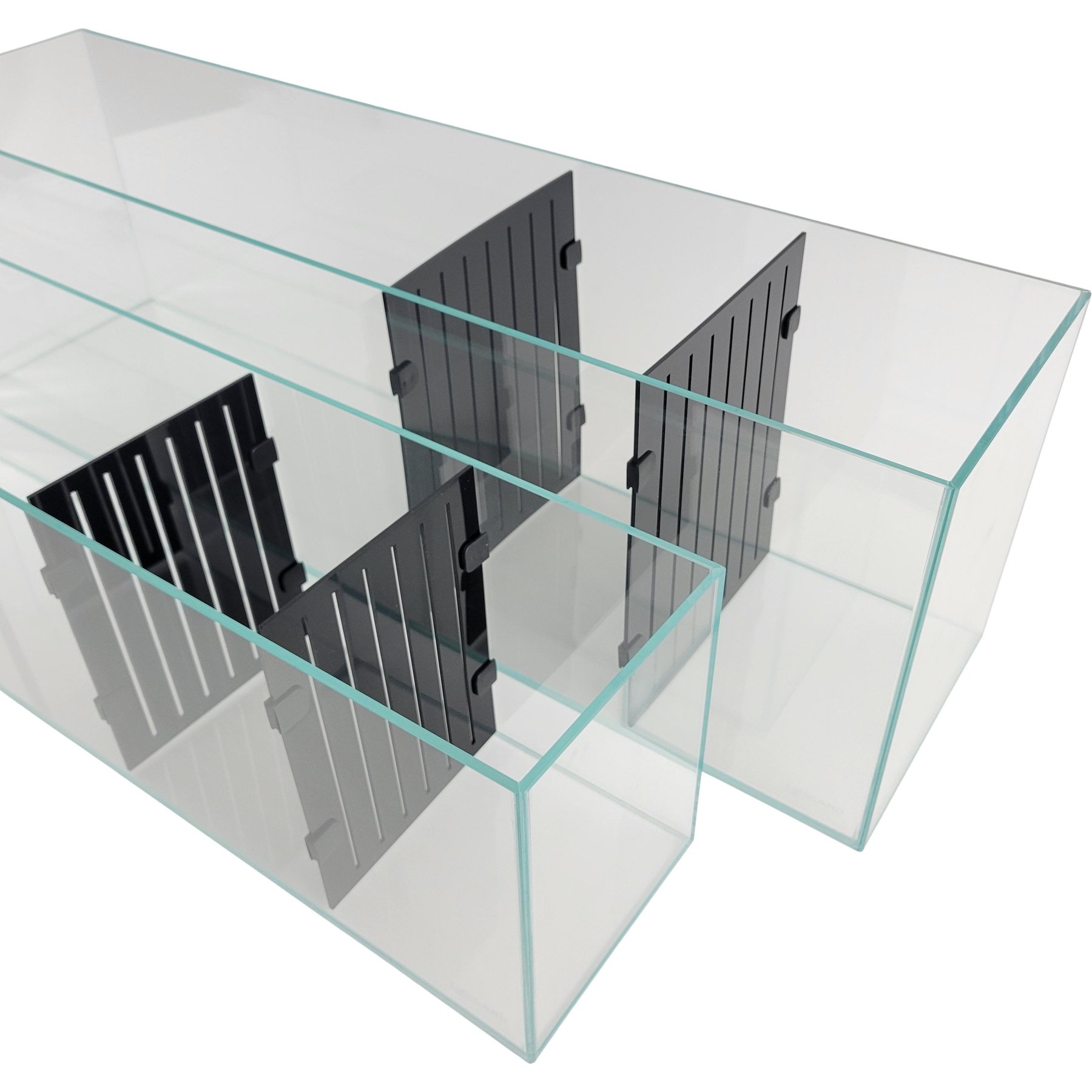 Lifegard Acrylic Dividers tank model R460042 & R460082, Black, 16-gal, 2-pack