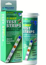 Lifegard All Purpose 5-Way Fish Pond Test Strips, 25 count