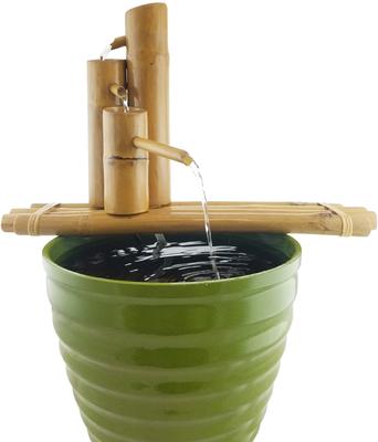 Show full view: Lifegard Bamboo 3-Tier Fish Aquarium Fountain & Quiet One Pump, Small slide 5 of 8