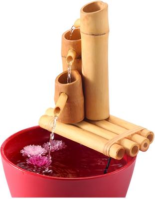 Show full view: Lifegard Bamboo 3-Tier Fish Aquarium Fountain & Quiet One Pump, Small slide 4 of 8