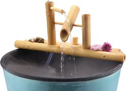 Lifegard Bamboo Fish Aquarium Rocking Fountain & Quiet One Pump, Large