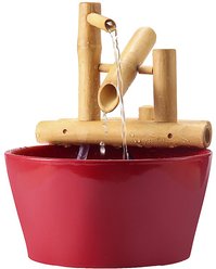 Lifegard Bamboo Fish Aquarium Rocking Fountain & Quiet One Pump, Small