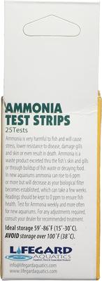 Show full view: Lifegard Fish Pond Ammonia Test Strips, 25 count slide 6 of 7