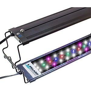 Lifegard Full Spectrum Led Aquarium Light, Black, 24-in