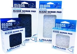 Lifegard Glass Aquarium Algae Pad, Blue, Large