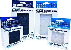 Lifegard Glass Aquarium Algae Pad, Blue, Small