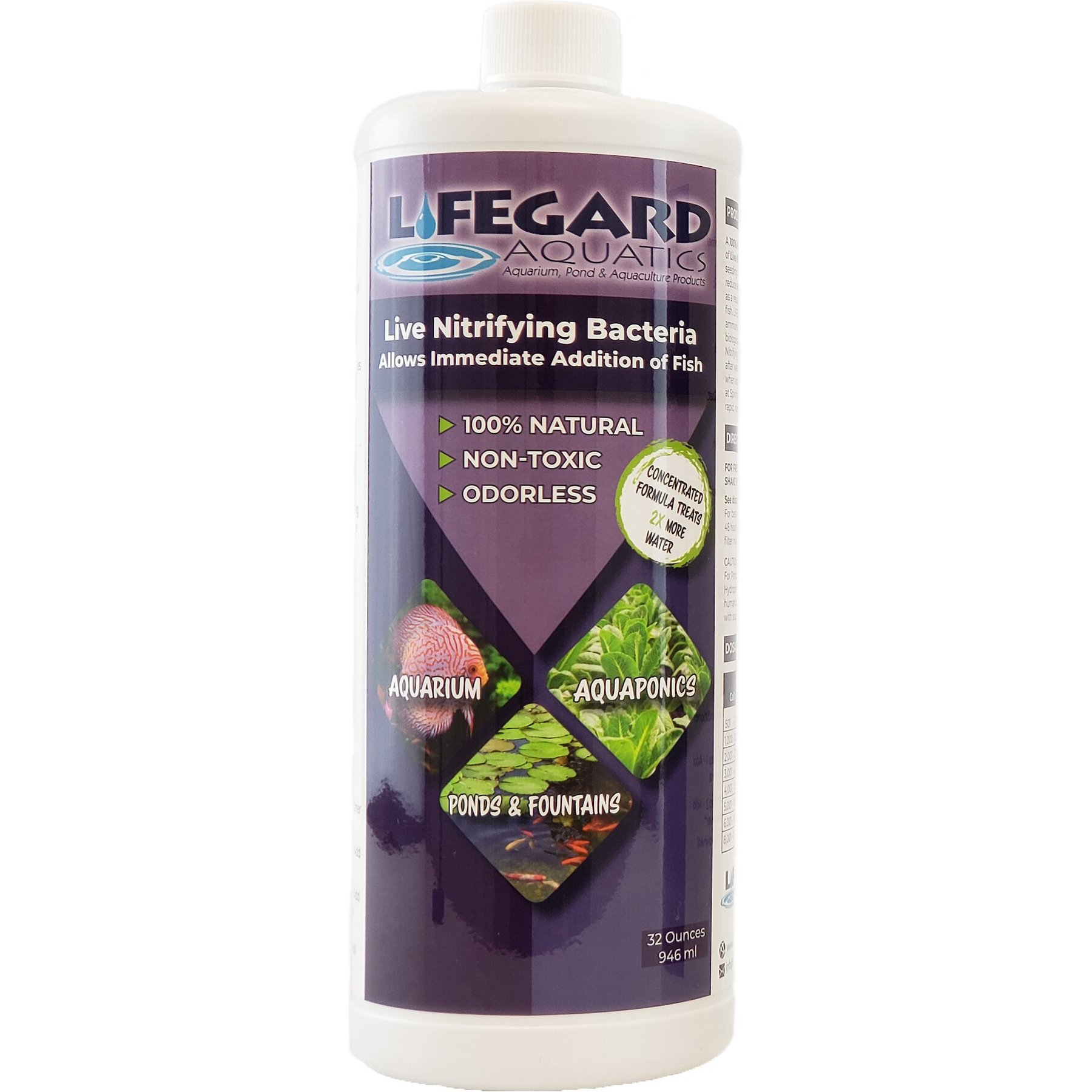 Lifegard Live Nitrifying Fish Pond Bacteria, 32-fl oz bottle