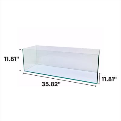 Show full view: Lifegard Long Clear Glass Bookshelf Aquarium, 8-mm, 22-gal slide 2 of 10