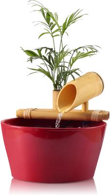 Show full view: Lifegard Plant Holder Bamboo Fish Aquarium Fountain & Quiet One Pump, Medium slide 3 of 3