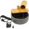 Show in main carousel: Lifegard Quiet One 100 Pump Bamboo Fountain with Plant Holder, Charcoal Grey Pot, 8-in base slide 1 of 4