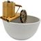 Show in main carousel: Lifegard Quiet One 100 Pump Bamboo Fountain with Plant Holder Rock Stream, Stone White Pot, 12-in base slide 3 of 5