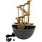 Show in main carousel: Lifegard Quiet One 100 Pump Bamboo Money Fountain with Plant Holder, 12-in base, Charcoal Grey Pot slide 1 of 5