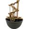Show in main carousel: Lifegard Quiet One 100 Pump Bamboo Money Fountain with Plant Holder, 12-in base, Charcoal Grey Pot slide 2 of 5