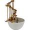 Show in main carousel: Lifegard Quiet One 100 Pump Bamboo Money Fountain with Plant Holder, 12-in base, Stone White Pot slide 3 of 5