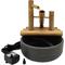 Show in main carousel: Lifegard Quiet One 100 Pump Bamboo Rocking Fountain, Charcoal Grey Pot, 8-in base slide 1 of 5