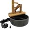 Show in main carousel: Lifegard Quiet One 100 Pump Bamboo Rocking Fountain, Charcoal Grey Pot, 8-in base slide 2 of 5
