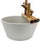 Show in main carousel: Lifegard Quiet One 100 Pump Bamboo Rocking Fountain, Stone White Pot, 18-in base slide 4 of 6