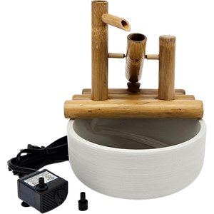 Lifegard Plant Holder Rock Stream Bamboo Fish Aquarium Lifegard & Quiet One Pump