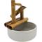 Show in main carousel: Lifegard Quiet One 100 Pump Bamboo Rocking Fountain, Stone White Pot, 8-in base slide 2 of 5