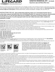 Lifegard Basic Scratch Removal Kit for acrylic aquariums, Black slide 2 of 9