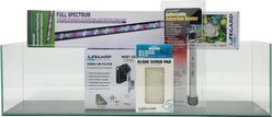 Lifegard Clear Glass Bookshelf Aquarium with HOF-2 Filter, 5-mm, 6-gal