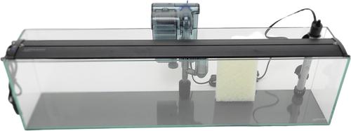 Show full view: Lifegard Clear Glass Bookshelf Aquarium with HOF-2 Filter, 5-mm, 6-gal slide 2 of 10