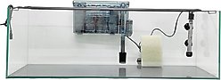 Lifegard Clear Glass Bookshelf Aquarium with HOF-4 Hang On Filter, 8-mm, 22-gal slide 2 of 9