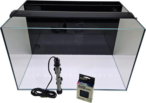Show full view: Lifegard CRYSTAL Beveled Edge Low Iron Aquarium with Built in Back Filter, 6-mm, 24-gal slide 7 of 9