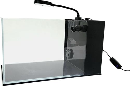 Show full view: Lifegard CRYSTAL Peninsula Beveled Edge Low Iron Aquarium with Built in Side Filter, 5-mm, 3.8-gal slide 6 of 8