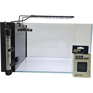 LIFEGARD CRYSTAL Peninsula Beveled Edge Low Iron Aquarium with