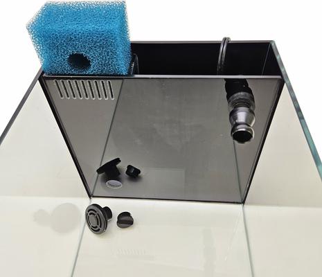 Show full view: Lifegard CRYSTAL Peninsula Beveled Edge Low Iron Aquarium with Built in Side Filter, 5-mm, 7-gal slide 5 of 9