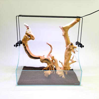 Show full view: Lifegard Low Iron Ultra Clear Glass Terrarium/Paludarium Kit with LED Light, 5-mm, 3.6-gal slide 3 of 10