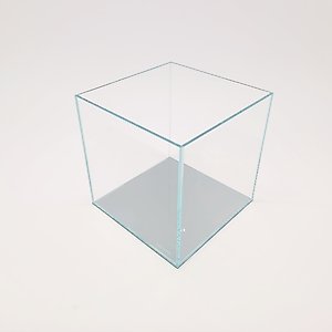 Lifegard Nano Cube Low Iron Ultra Clear Glass Tank, 5-mm, 3-gal