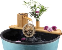 Lifegard Plant Holder Rock Stream Bamboo Fish Aquarium Lifegard & Quiet One Pump, Medium