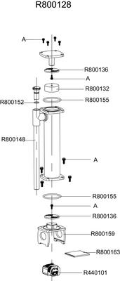 Show full view: Lifegard Turbo Reactor-Medium Side Flow Aquarium Filter, 150-gal slide 2 of 8