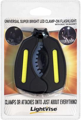 Show full view: Lightvise Universal Super Bright LED Clamp-On Leash, Collar & Harness Flashlight, Black slide 8 of 12