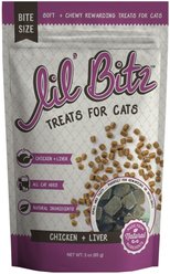 Lil' Bitz Chicken & Liver Cat Treats, 3-oz bag