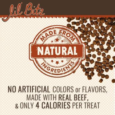 Show full view: Lil' Bitz Hickory Smoked Beef Training Dog Treats, 4-oz bag slide 5 of 8