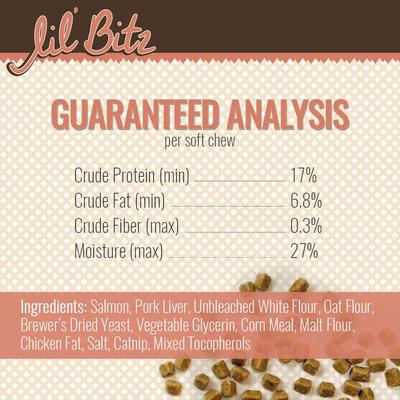 Show full view: Lil' Bitz Salmon & Liver Cat Treats, 6-oz bundle  slide 7 of 9