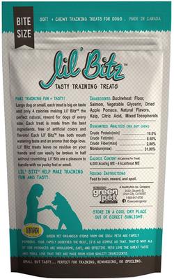 Show full view: Lil' Bitz Wild Salmon & Kelp Training Dog Treats, 4-oz bag slide 3 of 10