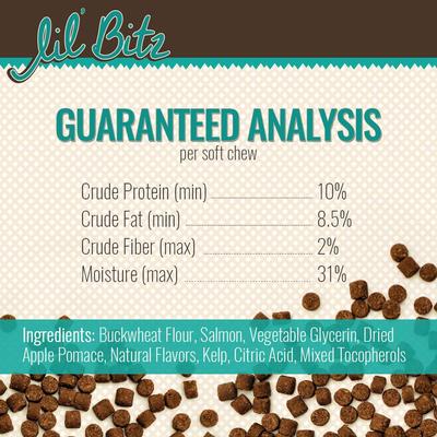 Show full view: Lil' Bitz Wild Salmon & Kelp Training Dog Treats, 4-oz bag slide 7 of 10