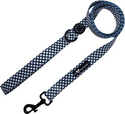 Lil Monster Pets Comfort Dog Leash, Blue Stripe Print