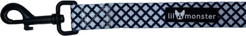 Show full view: Lil Monster Pets Comfort Dog Leash, Blue Stripe Print slide 2 of 2
